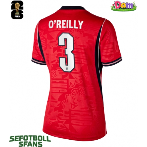 England Nico O'Reilly #3 Bortatröja Kvinnor VM 2026 Kortärmad